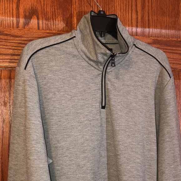 Gray Quarter-Zip Pullover - Picture 5 of 6